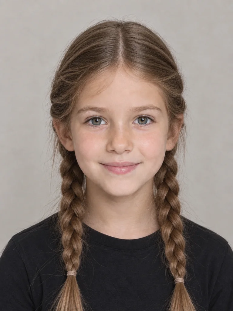 Dwa warkocze - długie