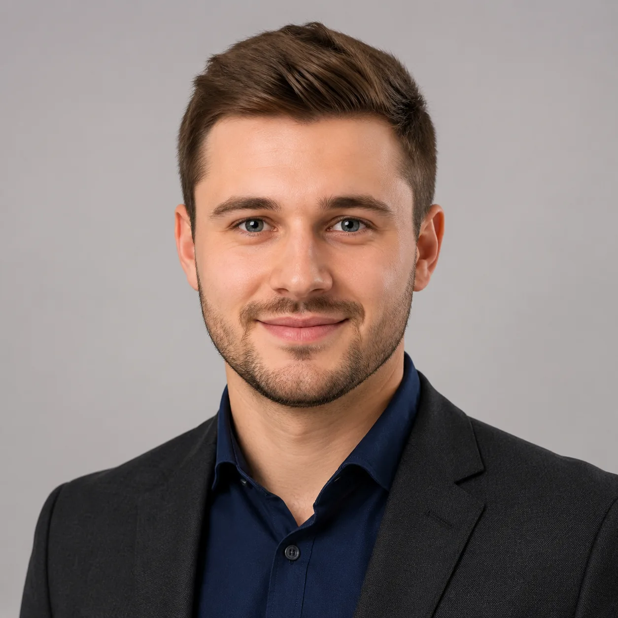 Zdjęcie dokumentowe i do CV AI: zdjęcie do outlook profesjonalny headshot