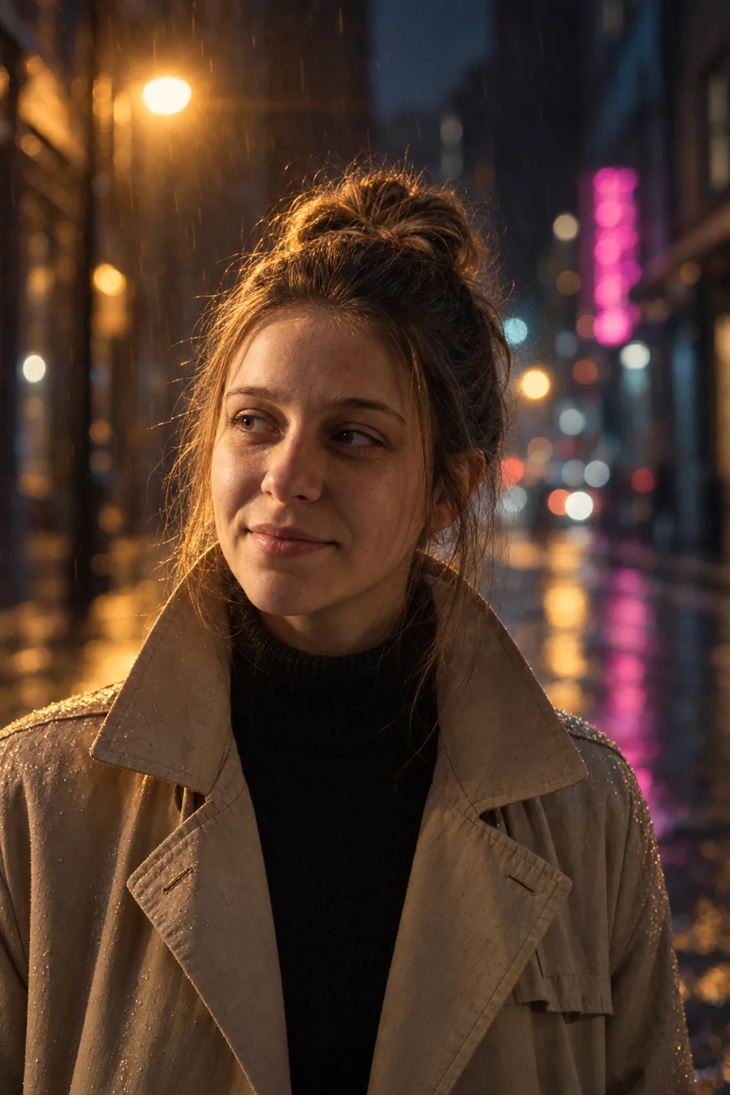 Filmowy portret w deszczu