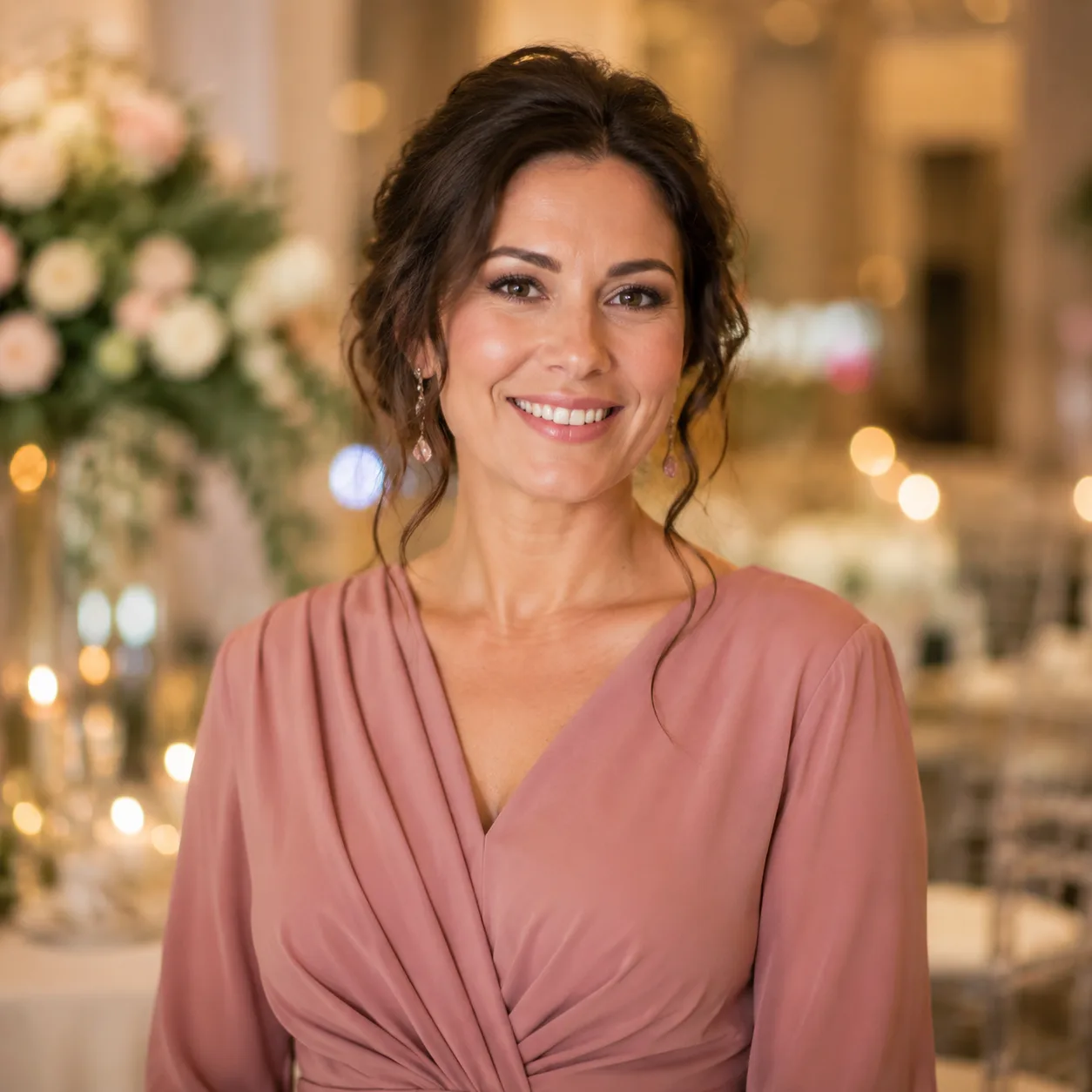 Portret okolicznościowy AI: wesele jako gość elegancka sala
