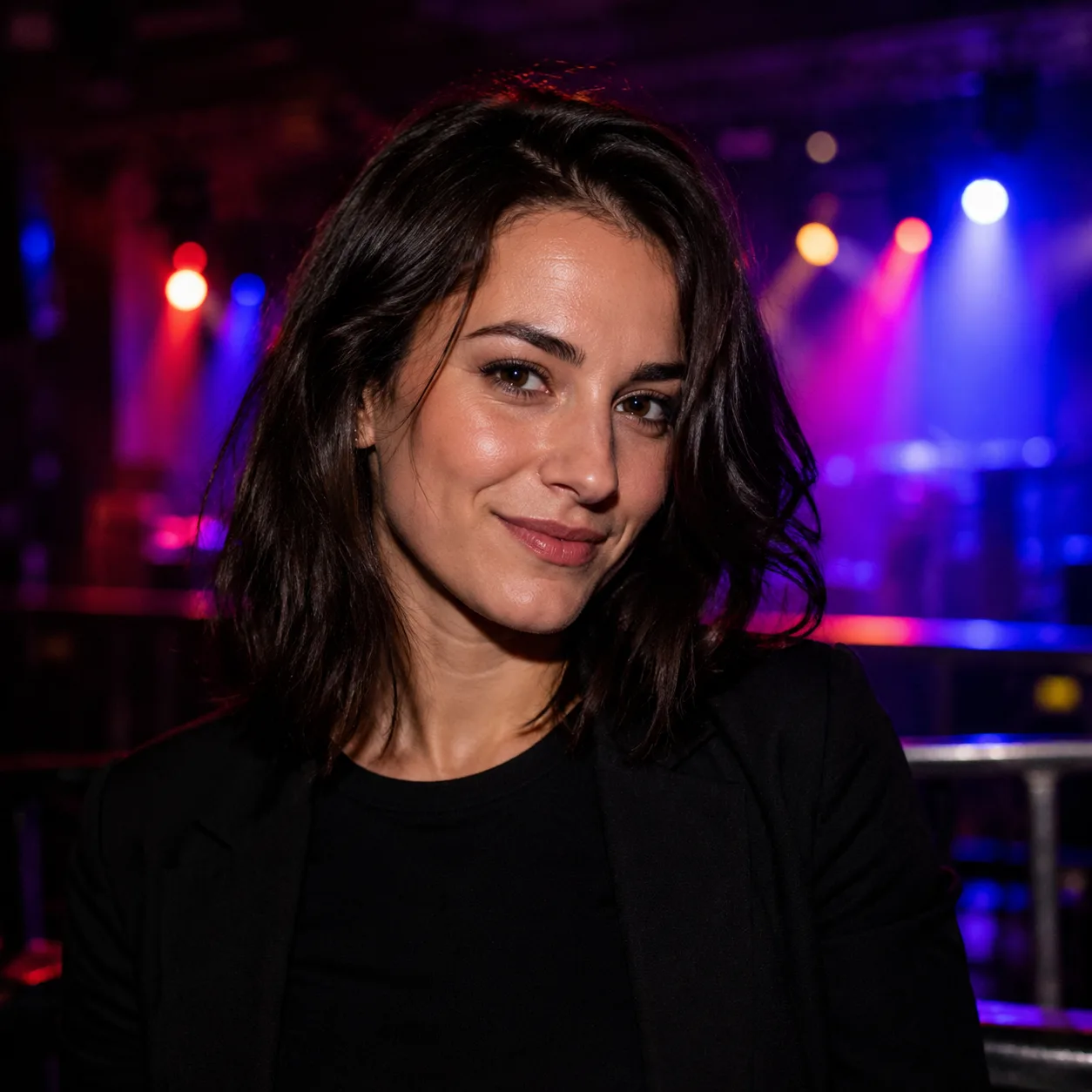 Portret okolicznościowy AI: portret na koncert muzyczne światła