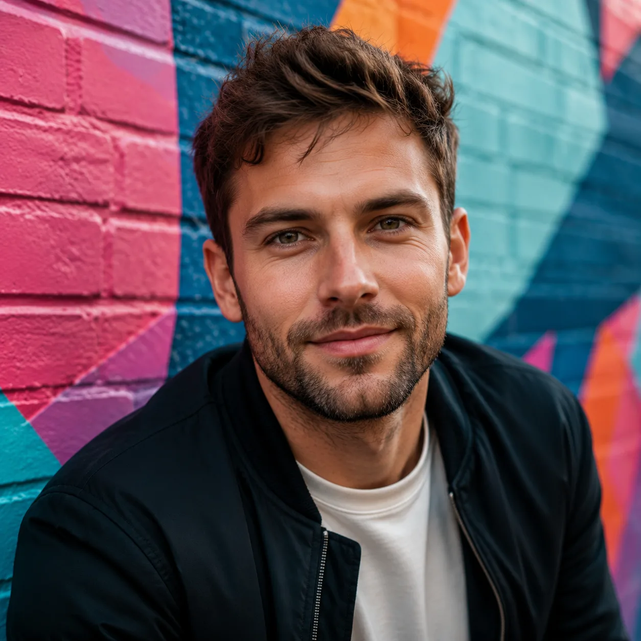 Zdjęcie profilowe do social media AI: dynamiczny portret do tiktok kolorowa
