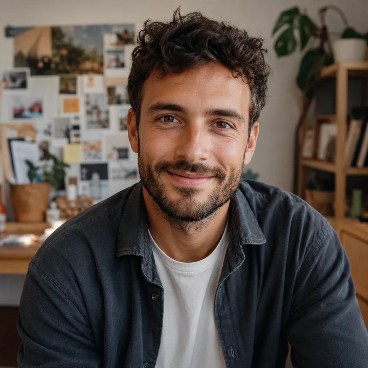 Zdjęcie profilowe do social media AI: zdjęcie na pinterest w kreatywnym