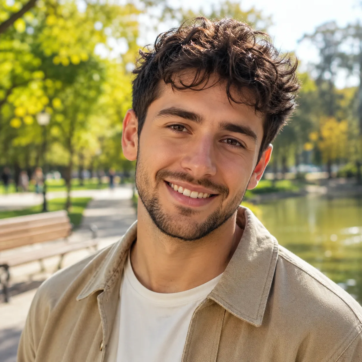 Zdjęcie profilowe do social media AI: profil facebook lifestyle portret