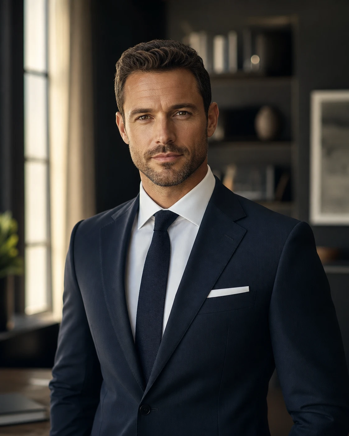 Portret biznesowy AI - premium wizerunek dla kadry zarządzającej