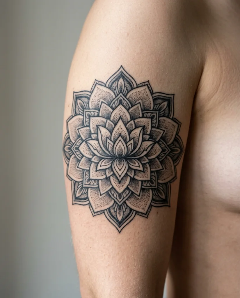 Mandala - ramię