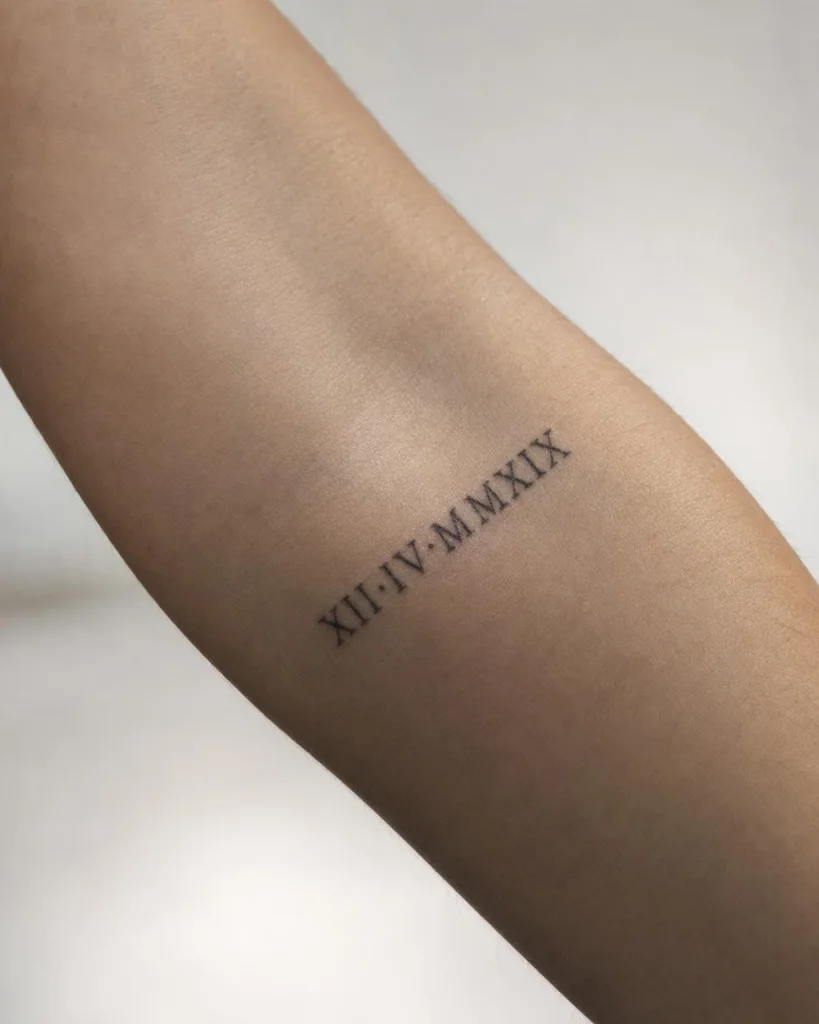 Data rzymska - przedramię
